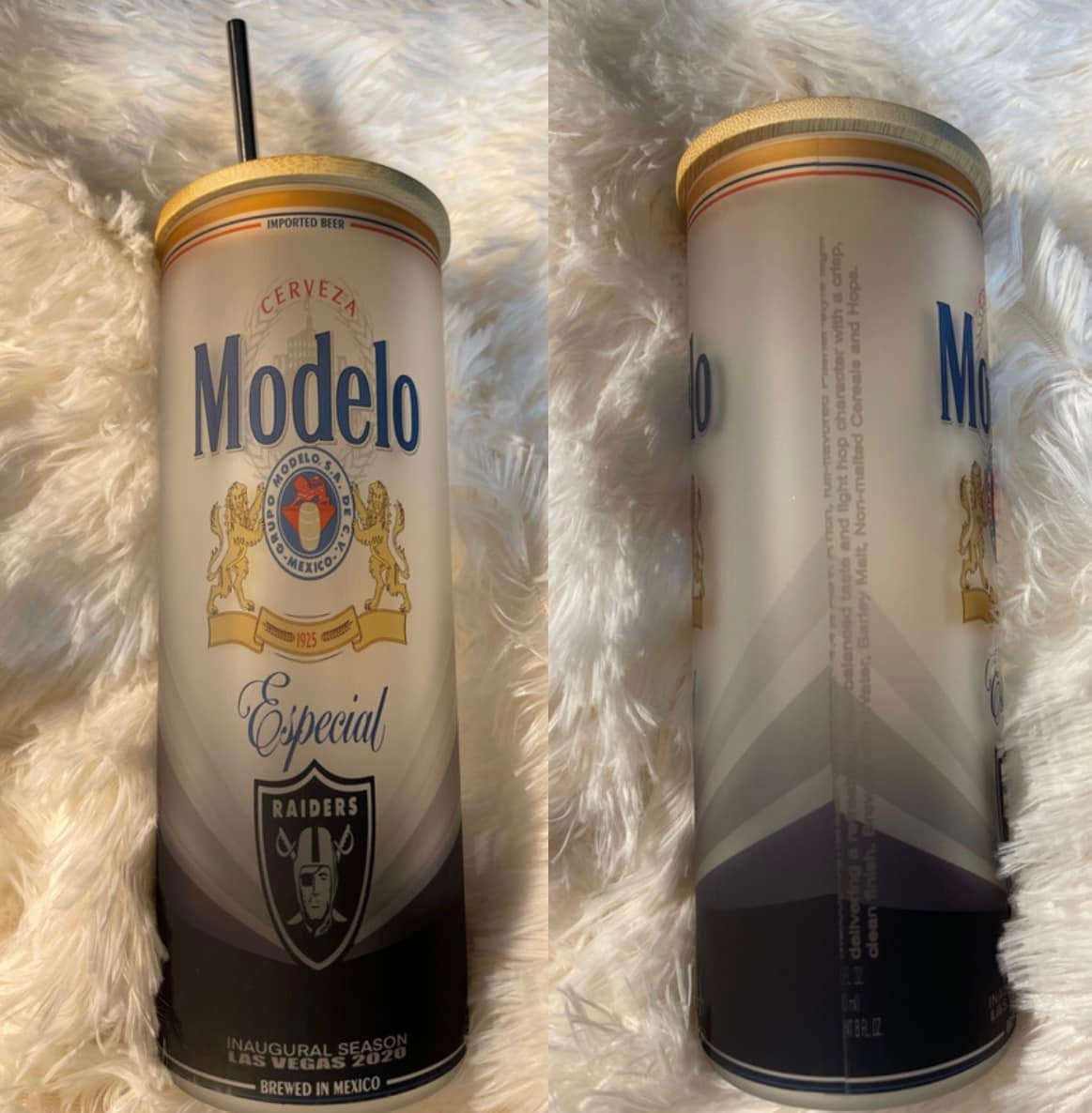 Modelo beer tumbler