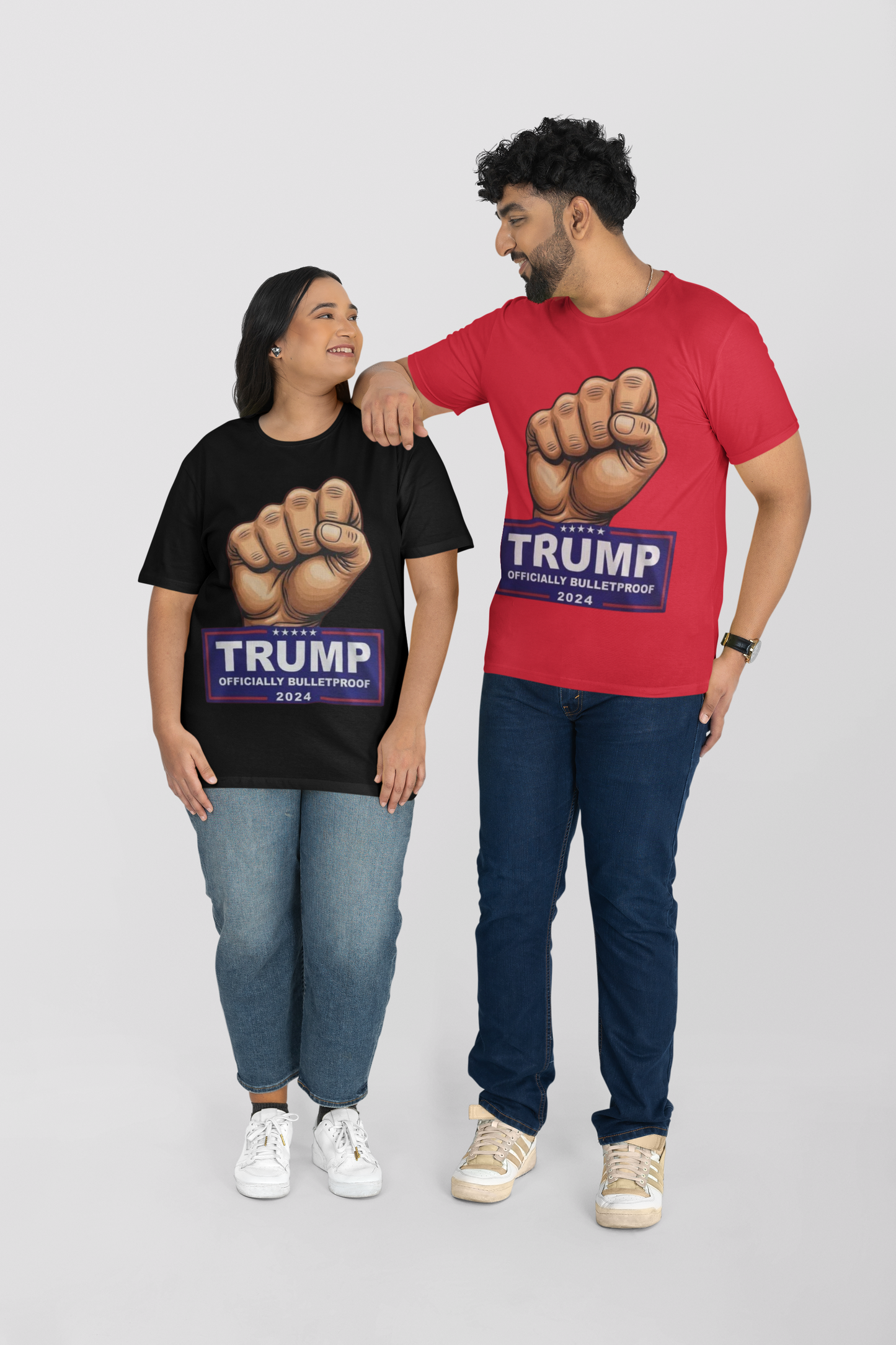 President Donald Trump Rally Shooting Shirt USA Fist in Air 2024 MAGA Fight