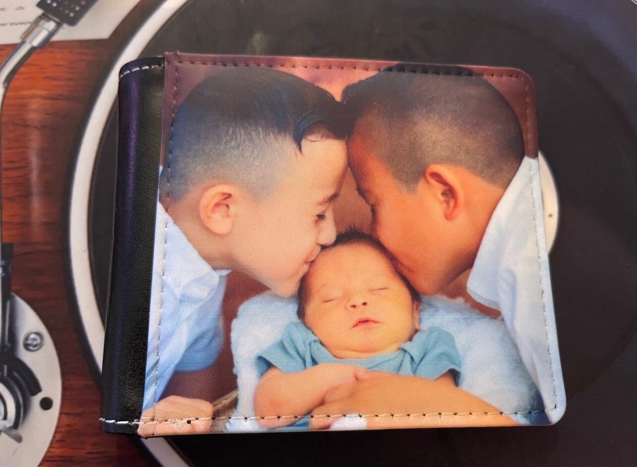 Custom photo Wallet, ships fast great  gift